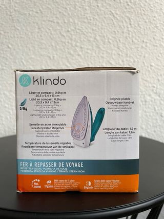 Plancha de viaje Klindo portátil