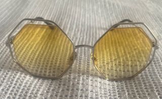 Occhiali vintage gialli nuovi