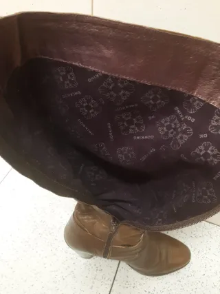 Stivali alti da donna marroni