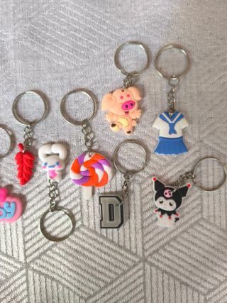 Llavero kawaii de goma – varias figuras