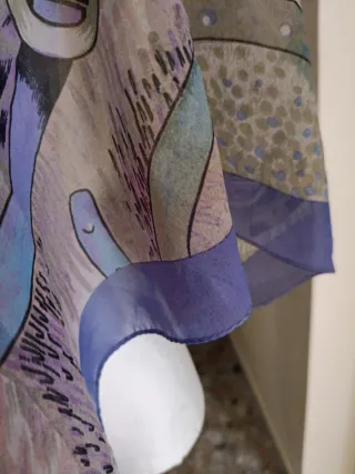 Sciarpa donna fantasia multicolor