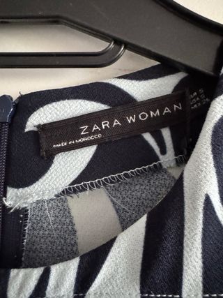 Vestido Zara Estampado Talla M
