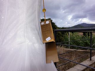 Abito da sposa firmato Demetrios.