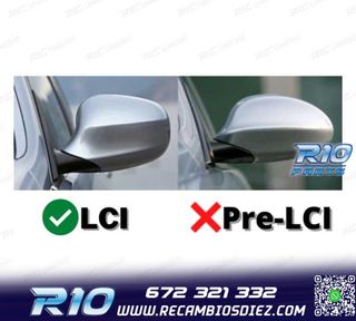 CARCASAS ESPEJOS BMW E81 E82 E87 E88 E90 E91 E92 E93 LOOK M3
