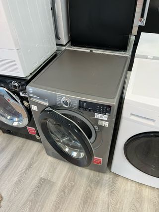 LAVADORA GIGANTE HOOVER 12KG - H-WASH 350 GRAFIT