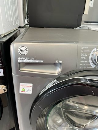 LAVADORA GIGANTE HOOVER 12KG - H-WASH 350 GRAFIT