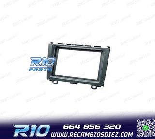 MARCO NEGRO RADIO 2-DIN PARA HONDA CR-V 07-11