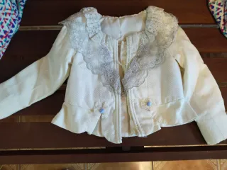 Traje Fallera Niña Azul y Plata