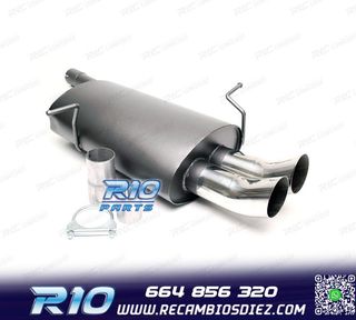 SILENCIOSO ESCAPE BMW SERIE 3 E46 1998-2001 x2 DTM