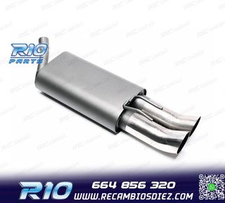 SILENCIOSO ESCAPE PARA RENAULT TWINGO 03 1993- x2 DTM
