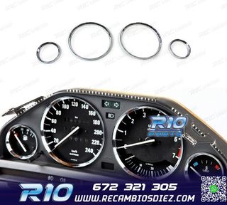 AROS CROMO CUADRO INSTRUMENTOS BMW E30 LOOK M3