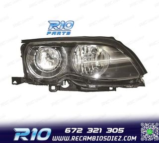FARO DCH XENON BMW E46 01-05 4P FONDO NEGRO