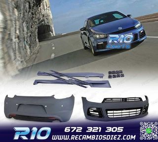 KIT CARROCERIA VOLKSWAGEN VW SCIROCCO 08-14 LOOK R