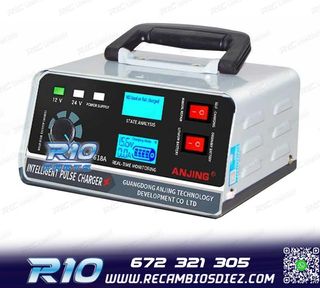 CARGADOR DE BATERIA 12v 24v COCHE MOTO BARCO