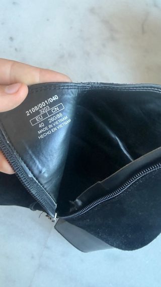 Botines Zara Basic Collection Talla 40