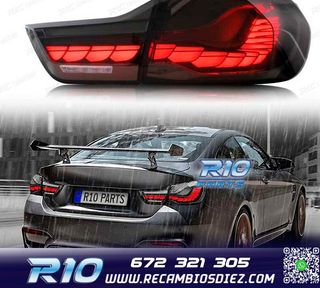 PILOTOS FULL LED BMW F32 F33 F36 F82 LIGHT BAR OLED AHUMADO