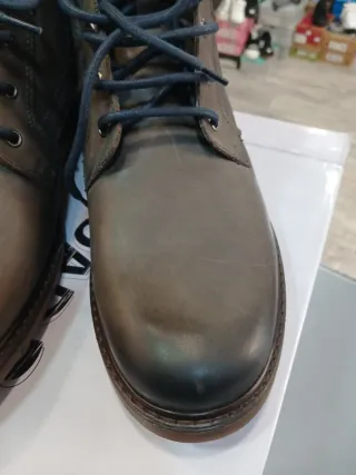 Botas hombre estilo vintage talla 44 piel