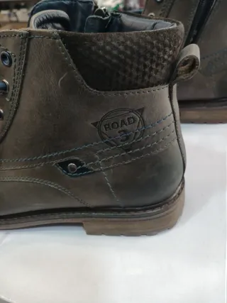 Botas hombre estilo vintage talla 44 piel