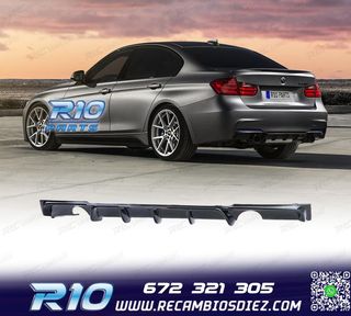 DIFUSOR BMW F30 F31 LOOK M PERFORMANCE NEGRO BRILLO O--O