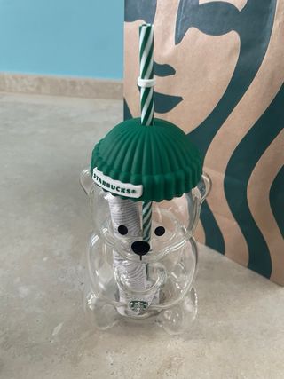 Bicchiere Starbucks Orso Bearista Vetro