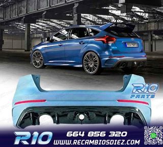 PARAGOLPES TRASERO FORD FOCUS MK3 14-17 LOOK RS