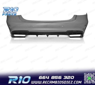 PARAGOLPES TRASERO MERCEDES CLASE E W212 13-16 LOOK AMG PDC