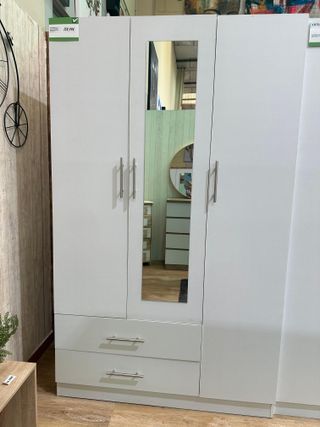 Armario 120cm Blanco Madera