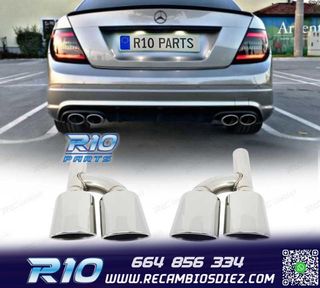 COLAS ESCAPE MERCEDES CLASE C W204 07-15 LOOK AMG 50X100