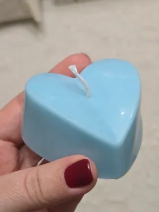 Vela Corazón Azul