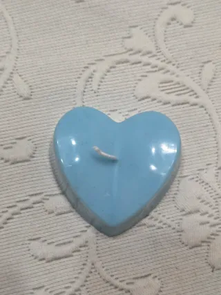 Vela Corazón Azul