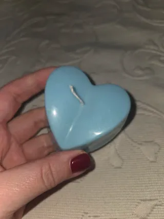 Vela Corazón Azul