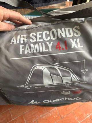 Tienda de campaña Quechua AIR SECONDS 4.1 XL