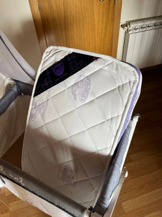 Minicuna colecho con colchon viscoelastico