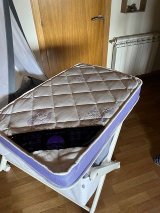 Minicuna colecho con colchon viscoelastico