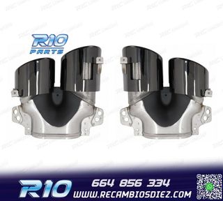 COLAS DE ESCAPE MERCEDES GLE W167 19- LOOK GLE53 NEGRO