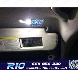 KIT 10 BOMBILLAS LED INTERIOR ACCESORIOS DE ASIENTO PARA SEA