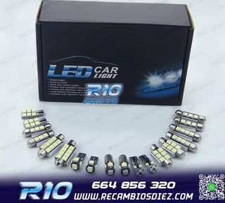 KIT 10 BOMBILLAS LED INTERIOR ACCESORIOS DE ASIENTO PARA SEA
