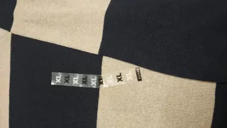 Jersey hombre rayas beige y marino Talla XL