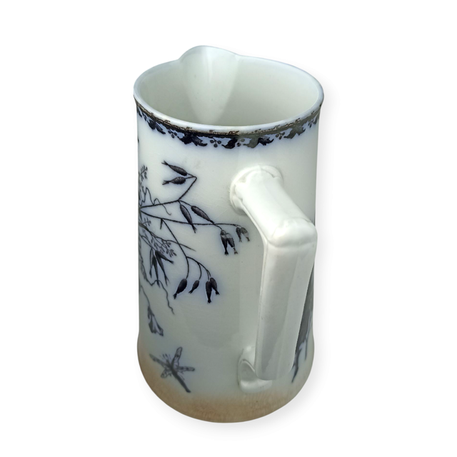 Antigua jarra de porcelana Sarreguemines – Modelo "Carmen" – Art Nouveau