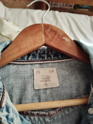 Cazadora vaquera mujer azul