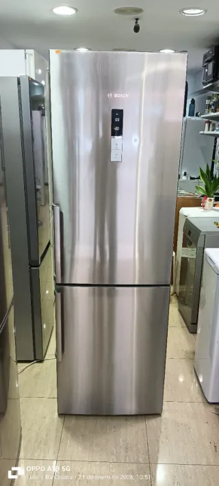Nevera Combi Bosch Acero Inoxidable