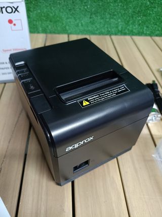 Approx APPPOS80AM - Impresora Térmica de Tickets, 200 mm/s, Papel 80 mm, Corte Automático y Manual, Negro