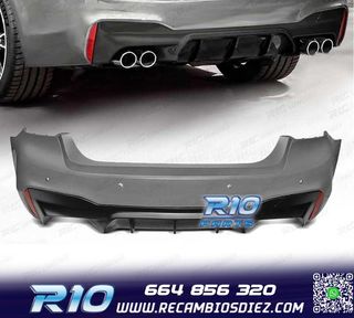 PARAGOLPES TRASERO BMW G30 17-20 LOOK M5 PDC