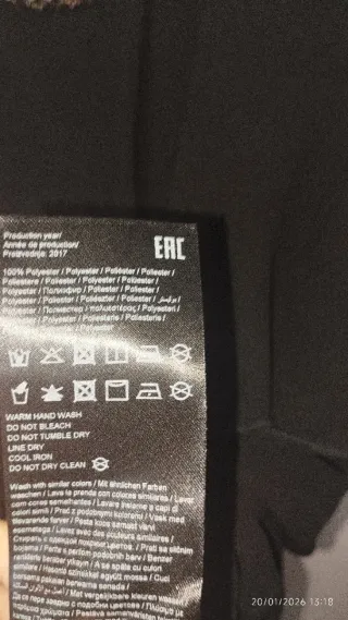 Blusa Vero Moda Negra Pedrería Talla XS