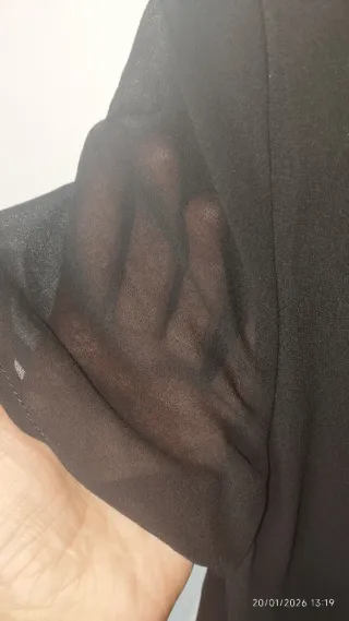 Blusa Vero Moda Negra Pedrería Talla XS