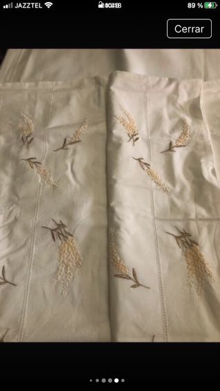 4 Fundas Almohada Bordadas Zara Home Algodón