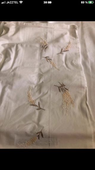 4 Fundas Almohada Bordadas Zara Home Algodón