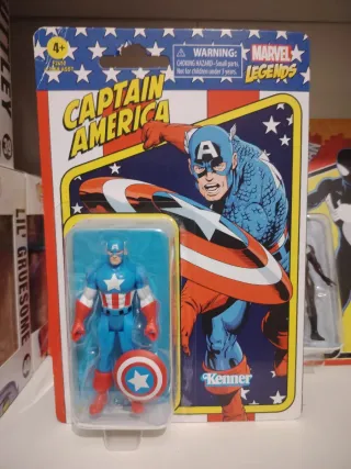 Figura Capitán América Marvel Legends Kenner