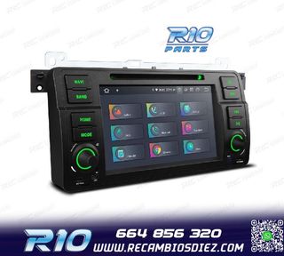 RADIO GPS ANDROID 14 BMW E46 4GB RAM 64GB ROM DVD