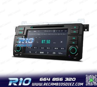 RADIO GPS ANDROID 14 BMW E46 4GB RAM 64GB ROM DVD